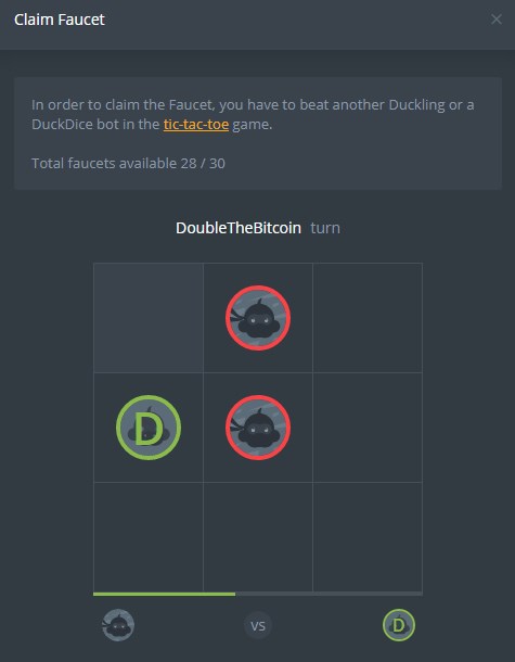 duckdice faucet mode