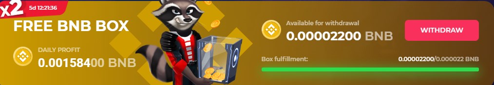 bnb event bnb free box