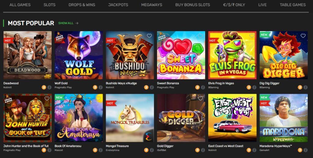 winz.io casino slots