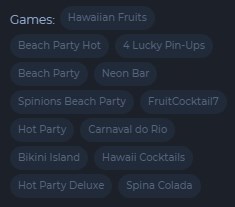 selected slots betfury summer heat