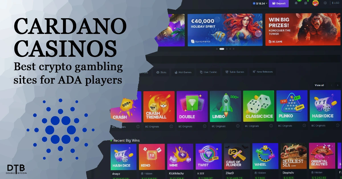 cardano ada casinos