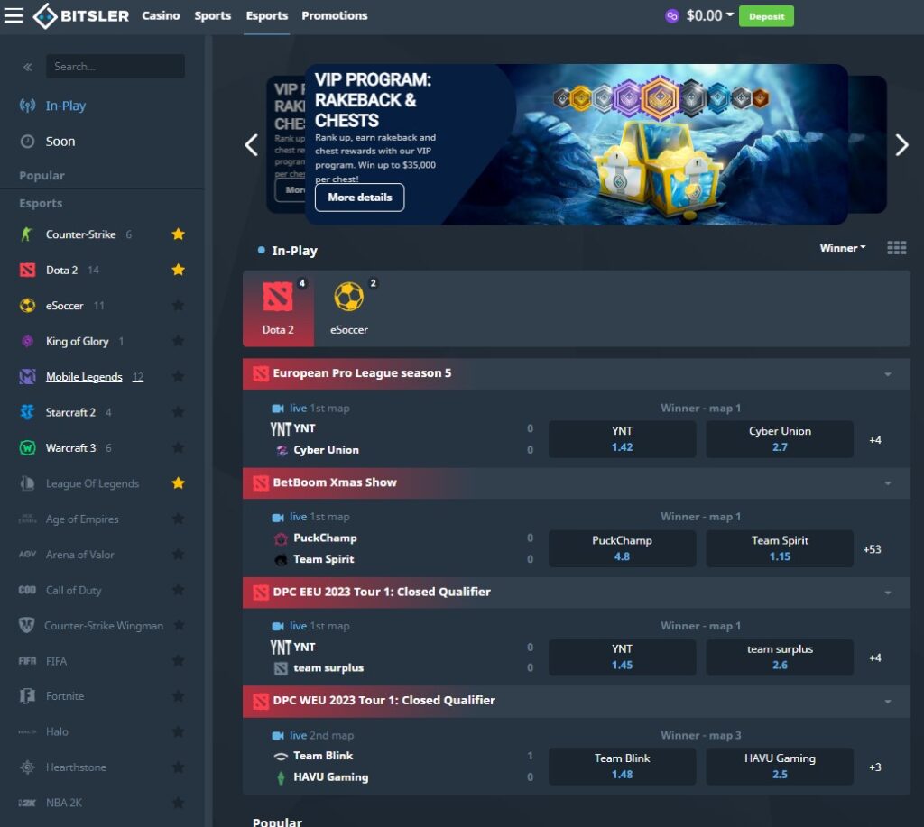 matic esports betting