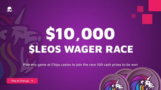 LEOS wager race on chips.gg
