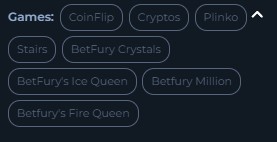 betfury qualifying games rake-money-back