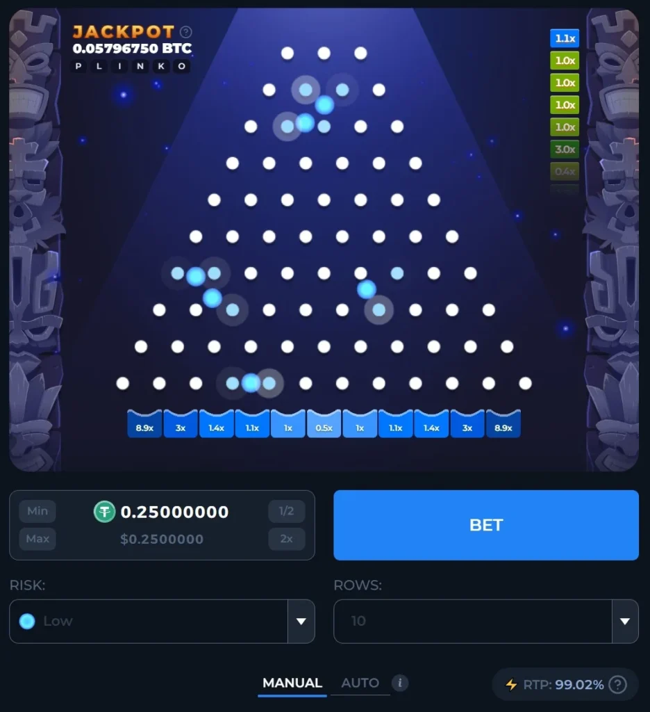 betfury plinko game