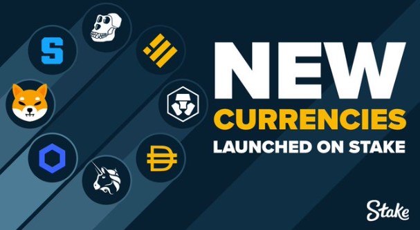 stake accepts 8 new cryptocurrencies