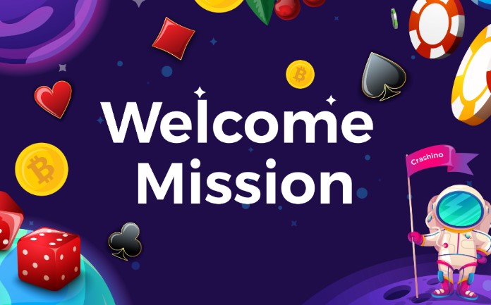 crashino welcome mission