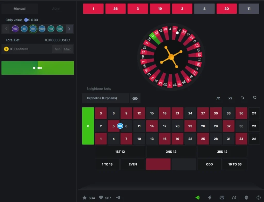 provably fair roulette