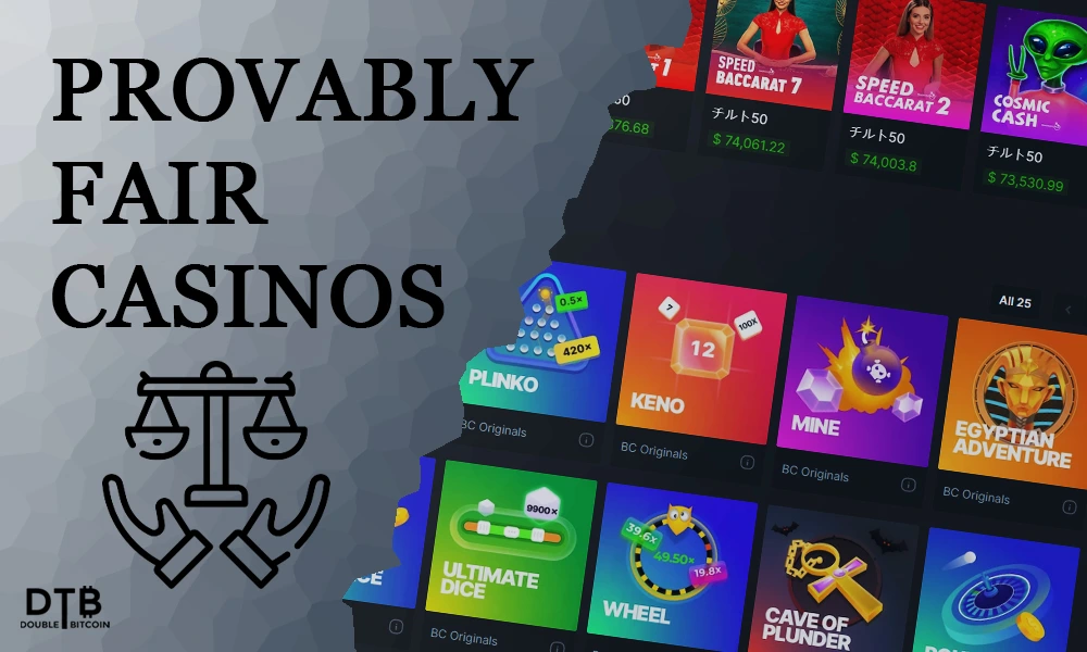 provably fair Bitcoin casinos