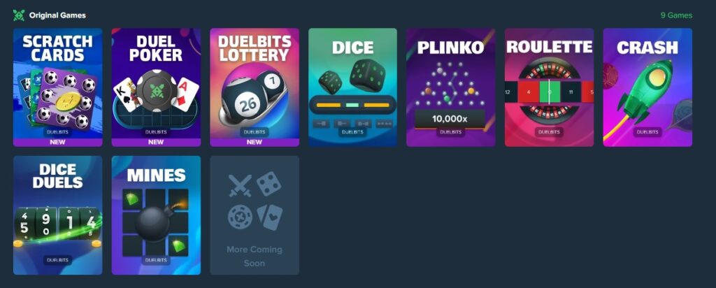 duelbits games